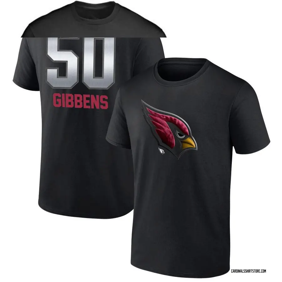 Youth Jack Gibbens Arizona Cardinals Midnight Mascot T-Shirt - Black