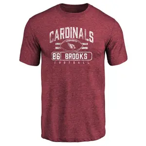 Youth Jalen Brooks Arizona Cardinals Flanker Tri-Blend T-Shirt - Maroon