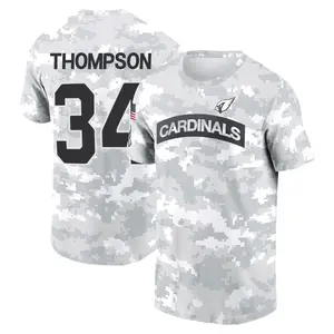 Youth Jalen Thompson Arizona Cardinals Arctic Camo 2024 Salute to Service Performance T-Shirt