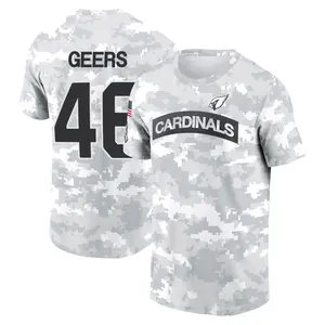 Youth Jameson Geers Arizona Cardinals Arctic Camo 2024 Salute to Service Performance T-Shirt