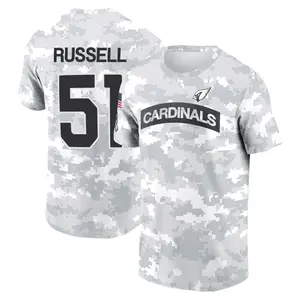 Youth J.J. Russell Arizona Cardinals Arctic Camo 2024 Salute to Service Performance T-Shirt