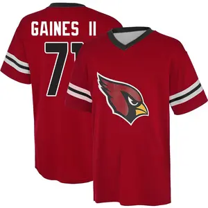 Youth Jon Gaines II Arizona Cardinals Red Name & Number Game Day V-Neck T-Shirt