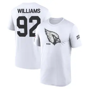 Youth Jonah Williams Arizona Cardinals White 2024 Salute to Service Legend Performance T-Shirt