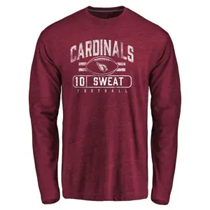 Youth Josh Sweat Arizona Cardinals Flanker Tri-Blend Long Sleeve T-Shirt - Garnet