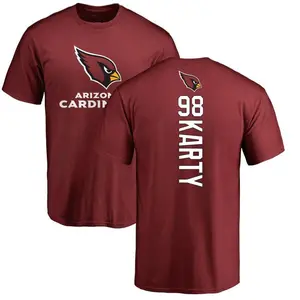 Youth Joshua Karty Arizona Cardinals Backer T-Shirt - Maroon
