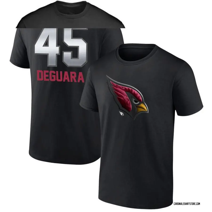 Youth Josiah Deguara Arizona Cardinals Midnight Mascot T-Shirt - Black