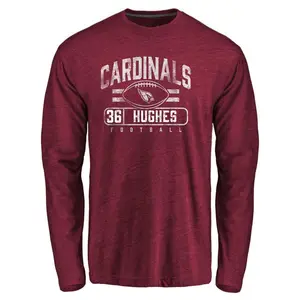 Youth JuJu Hughes Arizona Cardinals Flanker Tri-Blend Long Sleeve T-Shirt - Garnet