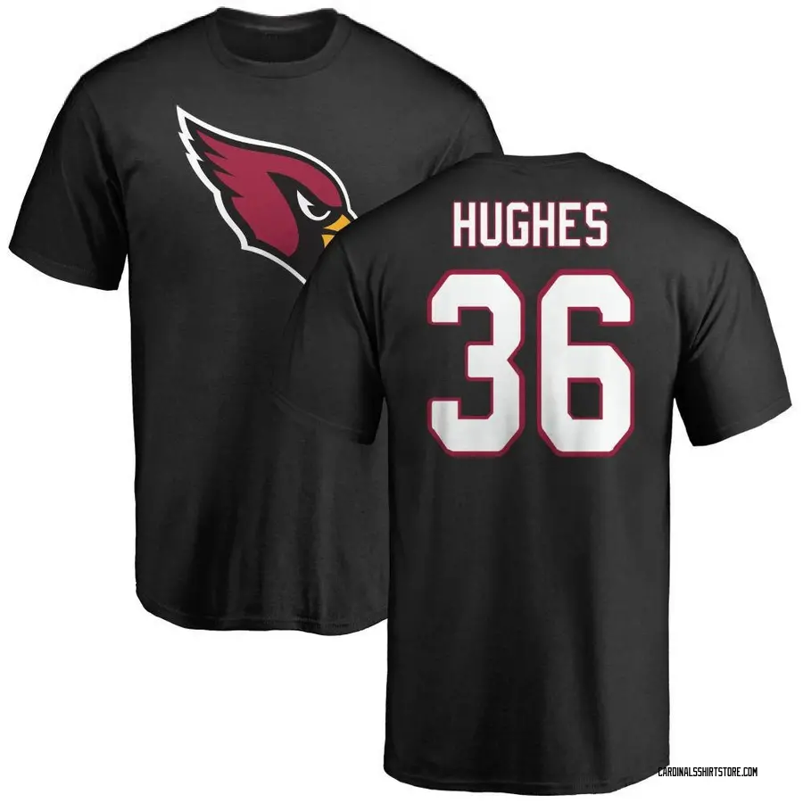 Youth JuJu Hughes Arizona Cardinals Name & Number Logo T-Shirt - Black