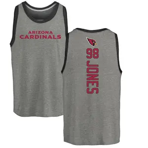 Youth Justin Jones Arizona Cardinals Backer Tri-Blend Tank Top - Ash