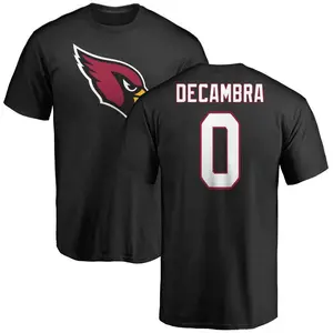 Youth Ka'ena Decambra Arizona Cardinals Name & Number Logo T-Shirt - Black