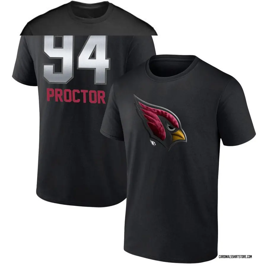 Youth Kaleb Proctor Arizona Cardinals Midnight Mascot T-Shirt - Black