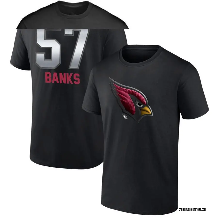 Youth Keshawn Banks Arizona Cardinals Midnight Mascot T-Shirt - Black