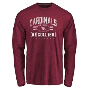 Youth L.J. Collier Arizona Cardinals Flanker Tri-Blend Long Sleeve T-Shirt - Garnet