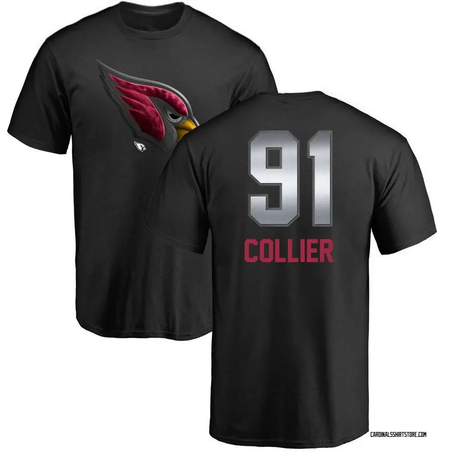 Youth L.J. Collier Arizona Cardinals Midnight Mascot T-Shirt - Black