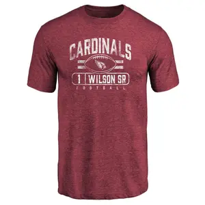 Youth Mack Wilson Sr. Arizona Cardinals Flanker Tri-Blend T-Shirt - Maroon