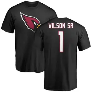 Youth Mack Wilson Sr. Arizona Cardinals Name & Number Logo T-Shirt - Black