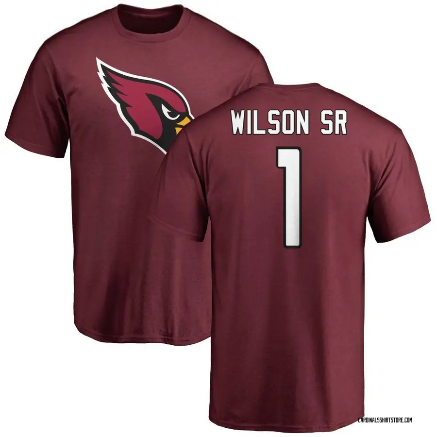 Youth Mack Wilson Sr. Arizona Cardinals Name & Number Logo T-Shirt - Maroon