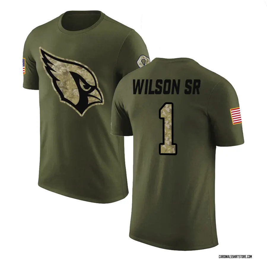 Youth Mack Wilson Sr. Arizona Cardinals Olive Salute to Service Legend T-Shirt