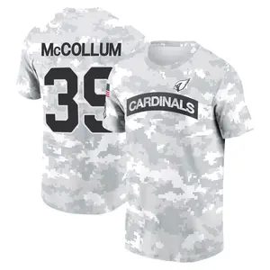 Youth Nate McCollum Arizona Cardinals Arctic Camo 2024 Salute to Service Performance T-Shirt