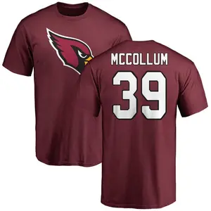 Youth Nate McCollum Arizona Cardinals Name & Number Logo T-Shirt - Maroon