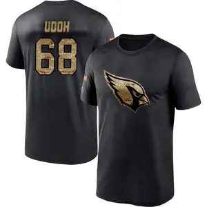 Youth Olisaemeka Udoh Arizona Cardinals Black 2020 Salute To Service Performance T-Shirt