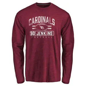 Youth Patrick Jenkins Arizona Cardinals Flanker Tri-Blend Long Sleeve T-Shirt - Garnet