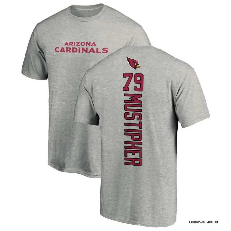 Youth PJ Mustipher Arizona Cardinals Backer T-Shirt - Ash