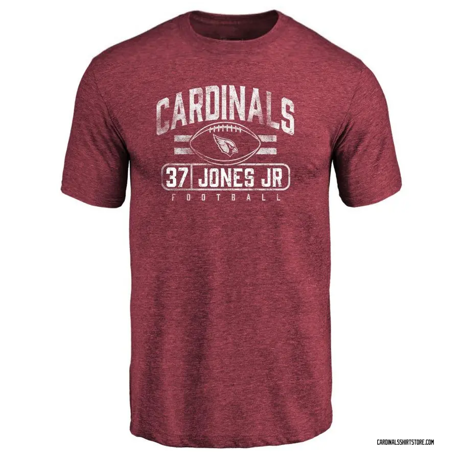 Youth Tony Jones Jr. Arizona Cardinals Flanker Tri-Blend T-Shirt - Maroon