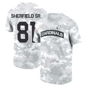 Youth Trent Sherfield Sr. Arizona Cardinals Arctic Camo 2024 Salute to Service Performance T-Shirt