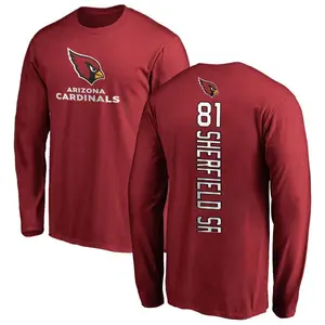 Youth Trent Sherfield Sr. Arizona Cardinals Backer Long Sleeve T-Shirt - Maroon