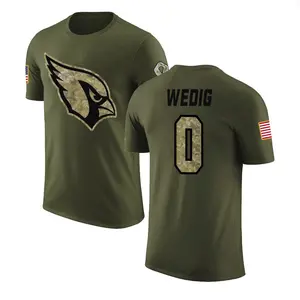 Youth Trey Wedig Arizona Cardinals Olive Salute to Service Legend T-Shirt