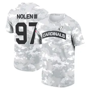 Youth Walter Nolen III Arizona Cardinals Arctic Camo 2024 Salute to Service Performance T-Shirt
