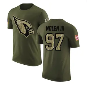 Youth Walter Nolen III Arizona Cardinals Olive Salute to Service Legend T-Shirt