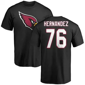 Youth Will Hernandez Arizona Cardinals Name & Number Logo T-Shirt - Black