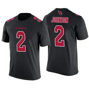 Youth Will Johnson Arizona Cardinals Black Color Rush Legend T-Shirt