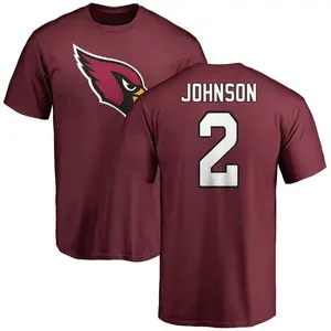 Youth Will Johnson Arizona Cardinals Name & Number Logo T-Shirt - Maroon
