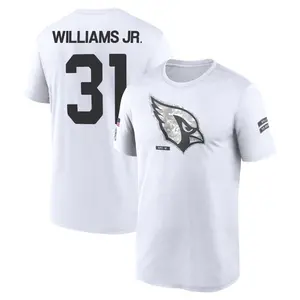 Youth Wydett Williams Jr. Arizona Cardinals White 2024 Salute to Service Legend Performance T-Shirt