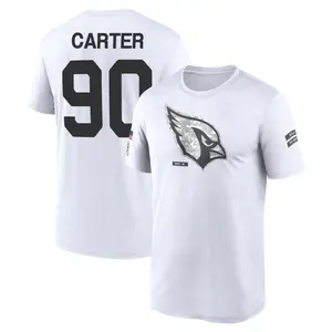 Youth Zachary Carter Arizona Cardinals White 2024 Salute to Service Legend Performance T-Shirt