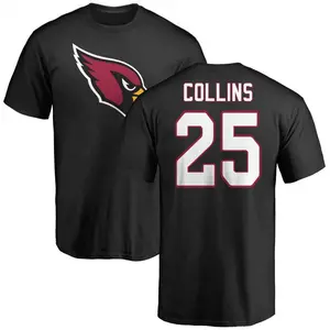Youth Zaven Collins Arizona Cardinals Name & Number Logo T-Shirt - Black