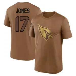 Youth Zay Jones Arizona Cardinals Brown 2023 Salute To Service Legend Performance T-Shirt