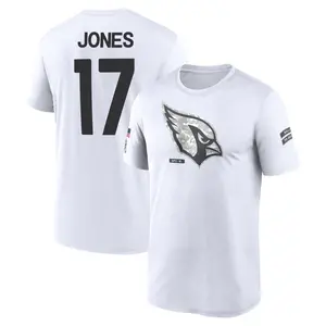 Youth Zay Jones Arizona Cardinals White 2024 Salute to Service Legend Performance T-Shirt